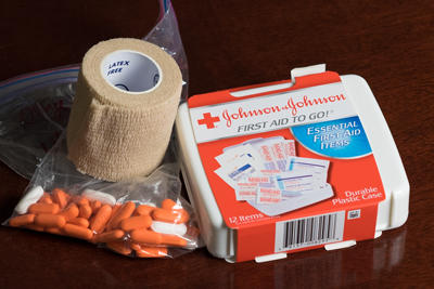 Pills and bandages for domestic violence victim in Everett, WA (Snohomish County)